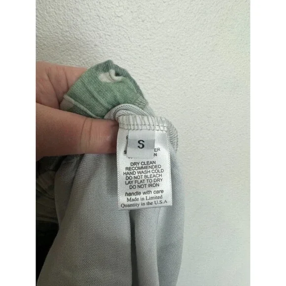 Michael Lauren Revolve Sz S Nate Cropped Sweatpants Green Camo Elastic Waist NWT - Picture 10 of 12